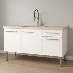 Fimap - Gabinete de Cozinha 144cm Branco
