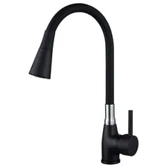 Sensi Dacqua - Sb Monocomando Iris Preto Flexivel