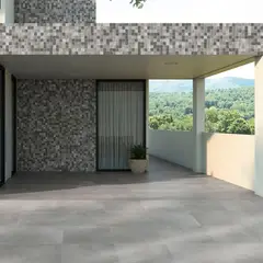 Eliane - Porcelanato Retificado Brera Cimento Externo 90x90cm Caixa 1,62 m²