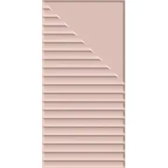 Portobello - Revestimento Mate Esmaltado Rosa 10X20cm Bold Caixa 0,37m² Velvet Supreme