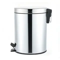Just Home Collection - Conjunto de 2 Lixeiras de 5l de Metal com Pedal