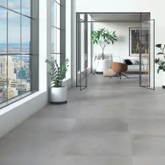 Eliane - Porcelanato Retificado Cimento Acetinado 84x84cm Caixa 2,12m²