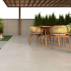 Eliane - Porcelanato Retificado Cimento Externo 84x84cm Caixa 2,12m²