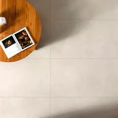Portobello - Porcelanato Acetinado Esmaltado Cinza 60X120cm Retificado Caixa 1,43m² Hit Off White