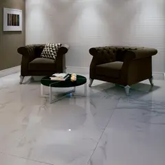 Elizabeth - Porcelanato Retificado Polido Interno Branco Le Blanc 60x60 Cm Caixa 1,80 M²