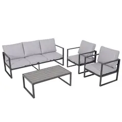 Just Home Collection - Conjunto de Estar 4 Peças Colonia