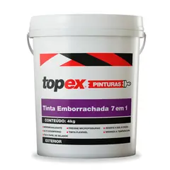 Topex - Tinta Emborrachada para Exterior 7 em 1 Elefante 4kg