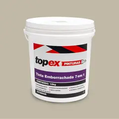 Topex - Tinta Emborrachada para Exterior 7 em 1 Galho Seco 18kg
