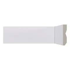 Santa Luzia - Rodapé de Poliestireno Lev71 Branco com 70 Mm de Altura