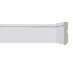 Santa Luzia - Rodapé de Poliestireno Lev72 Branco com 70 Mm de Altura