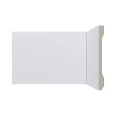 Santa Luzia - Rodapé de Poliestireno Lev151 Branco com 150 Mm de Altura