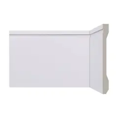 Santa Luzia - Rodapé de Poliestireno Lev152 Branco com 150 Mm de Altura
