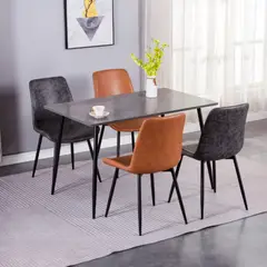 Just Home Collection - Conjunto de Jantar Inteligente com 1 Mesa e 4 Cadeiras