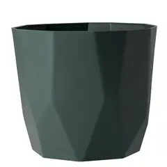 West Garden - Vaso Cachepot Diamante 16 X 15 Cm Verde Milita