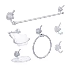 Aquaplás - Kit Ideale 6 Peças Cromado Cristal Aquaplas