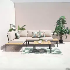 Just Home Collection - Conjunto de Sala de Estar Saint John 3 Peças