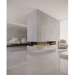 Biancogres - Piso Porcelanato Acetinado Retificado Cinza Interno 90x90cm Gris Armani Satin Caixa 2,4m²