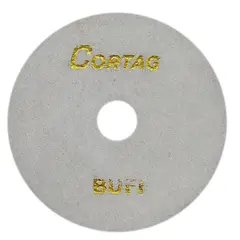Cortag - Disco Diamantado de Polimento Brilho D'agua Buff Branco