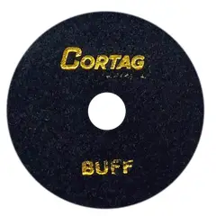 Cortag - Disco Diamantado de Polimento Brilho D'agua Buff Preto