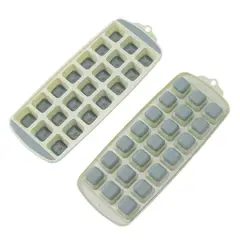 Just Home Collection - Forma de Gelo 21 Cubos Silicone Cinza Home Collection