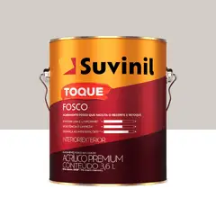 Suvinil - Tinta Acrílica Toque Premium Fosco Interno e Externo Cromio 3,6L