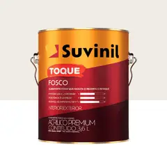 Suvinil - Tinta Acrílica Toque Premium Fosco Interno e Externo Branco Neve 3,6L