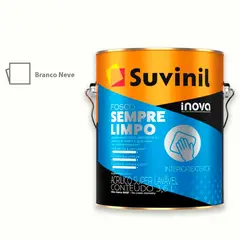 Suvinil - Tinta Acrílica Fosca Inova Sempre Limpo Premium Interno e Externo Branco Neve 3,6L