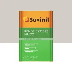 Suvinil - Tinta Acrílica Rende e Cobre Muito Standard Fosco Interno e Externo Cromio 18L