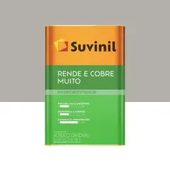 Suvinil - Tinta Acrílica Rende e Cobre Muito Standard Fosco Interno e Externo Elefante 18L