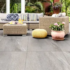 Triunfo - Piso Gran Vision Abs Cinza Retificado 82x82cm Rochamaxx Caixa 2,70m²