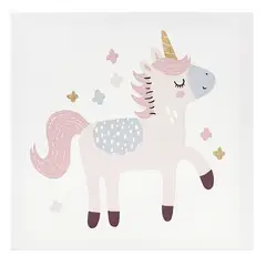 Just Home Collection - Quadro Infantil Unicórnio 30x30cm