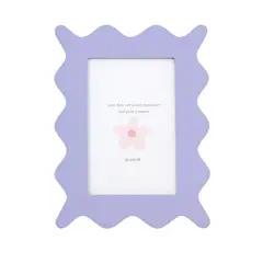 Just Home Collection - Porta Retrato de Foto Infantil Forma 10x15 Prata