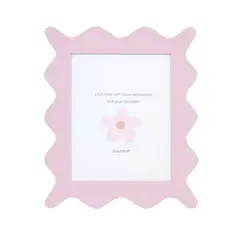 Just Home Collection - Porta Retrato de Foto Infantil Forma 20x25 Rosa