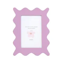 Just Home Collection - Porta Retrato de Foto Infantil Forma 10x15 Dourada