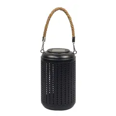 Just Home Collection - Farol Solar Metálico 30 cm