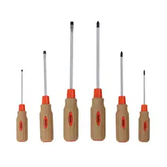 Bauker - Conjunto 6 Chaves de Fenda