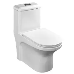 Sensi Dacqua - Kit Bacia Sanitaria monobloco duplo acionamento Roma Branco Matte 30,5cm