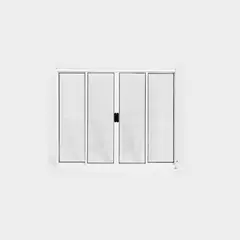 Lux Esquadrias - Janela 4 Folhas 100x120 Branco