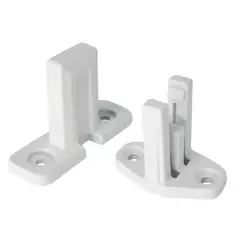 undefined - FIXADOR DE PORTA EM NYLON BRANCO C/1