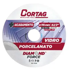 Cortag - Disco Diamantado Porcelanato/vidro 115mm