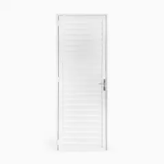 undefined - Porta Palheta Alumínio Branco Esquerda 210x80cm