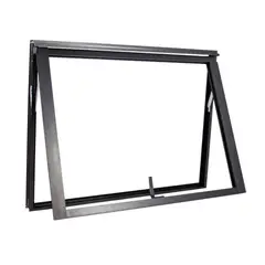undefined - Maxim-ar 1 Folha Vidro Mini Boreal Black 60x60