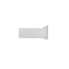 Cecafi - Rodapé Poliestireno Liso Branco 240x10x1