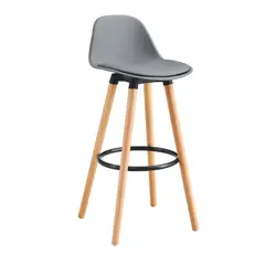 Just Home Collection - Cadeira Bar Frank Cinza