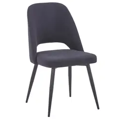 Just Home Collection - Cadeira Preta Omis