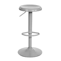 Just Home Collection - Cadeira de Bar Vora Cinza