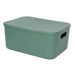 Just Home Collection - Caixa Arco com Tampa Verde