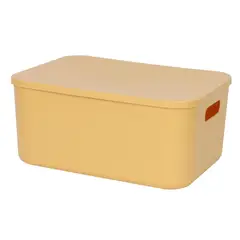 Just Home Collection - Caixas de Arco com Tampa de Cor Amarelo
