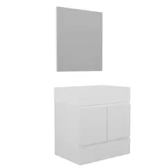 undefined - Gabinete para Banheiro Com Espelheira Versalhes 60x40cm Branco Venturi