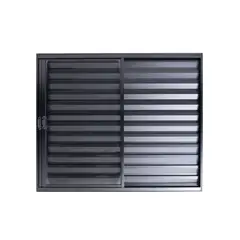 Lux Esquadrias - Veneziana 3f 100x120 Preto Plus